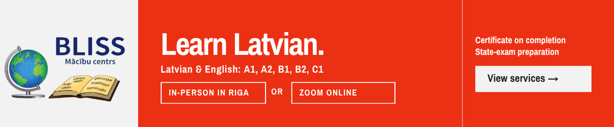 Latvian and English courses at BLISS in Riga and online