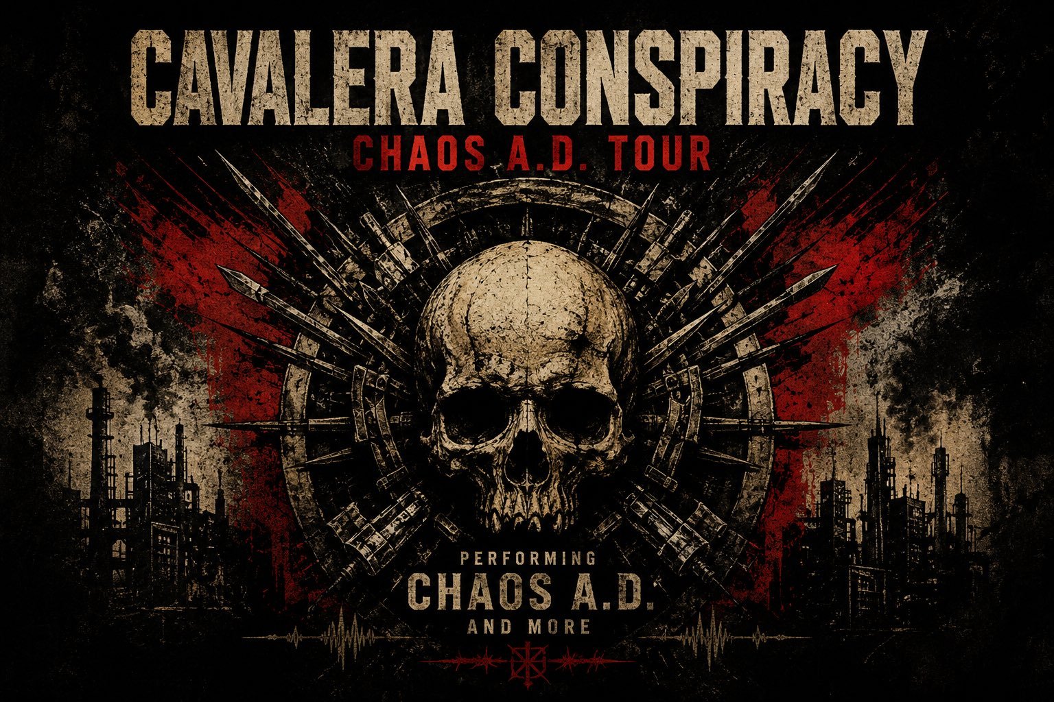 Cavalera Conspiracy's Chaos A.D. Tour concert in Riga