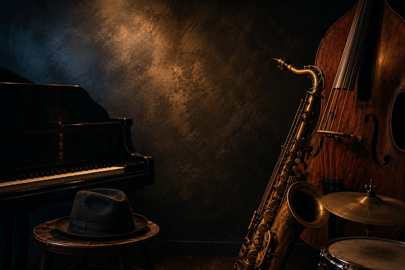 Emīls Knubis Jazz Sextet performing an acoustic jazz concert followed by a jam session at M/House of Jazz in Riga, Latvia
