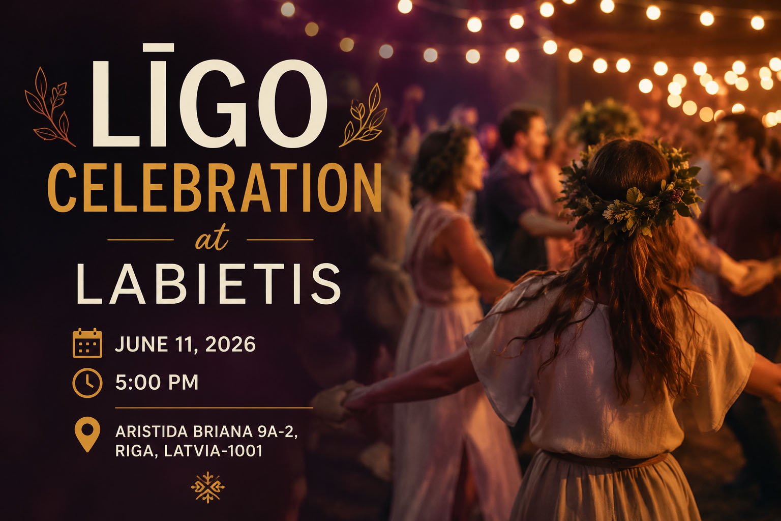 Ligo Celebration at Labietis in Riga