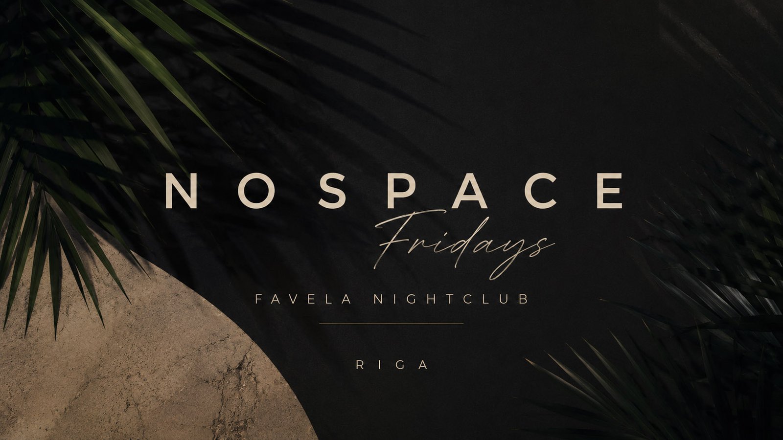 Nospace Fridays is a commercial house music night at Favela Nightclub in Riga featuring HOLA Franco and Foxy Mandy, with free guest-list registration and an open dancefloor atmosphere.