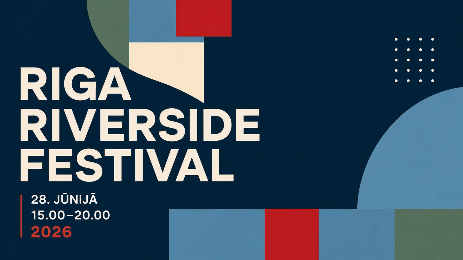 Riga Waterfront 2026 festival bringing music, art and cultural events to Riga, Latvia