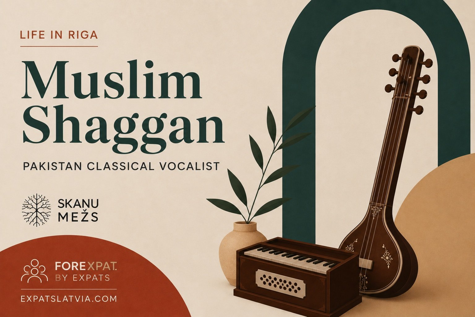 Pakistan Classical Vocalist at Skaņu Mežs in Riga