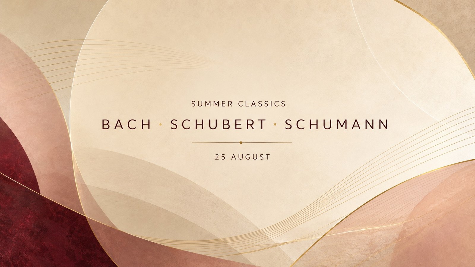 Summer Classics: Bach, Schubert and Schumann concert in Riga on August 25, 2026