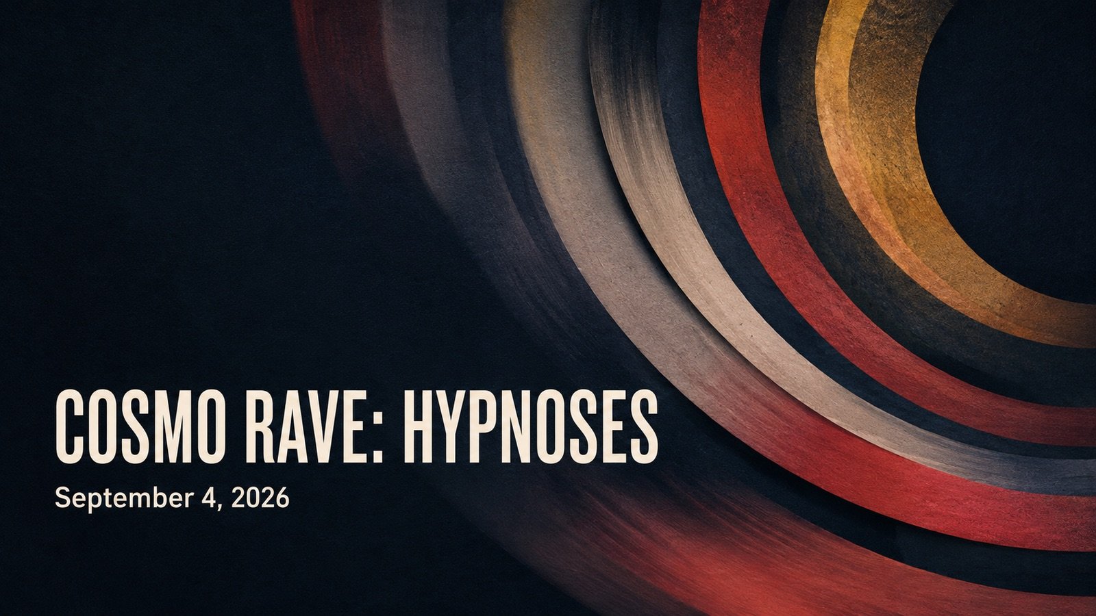 COSMO RAVE: HYPNOSES electronic club night at Teritorija Club in Riga.