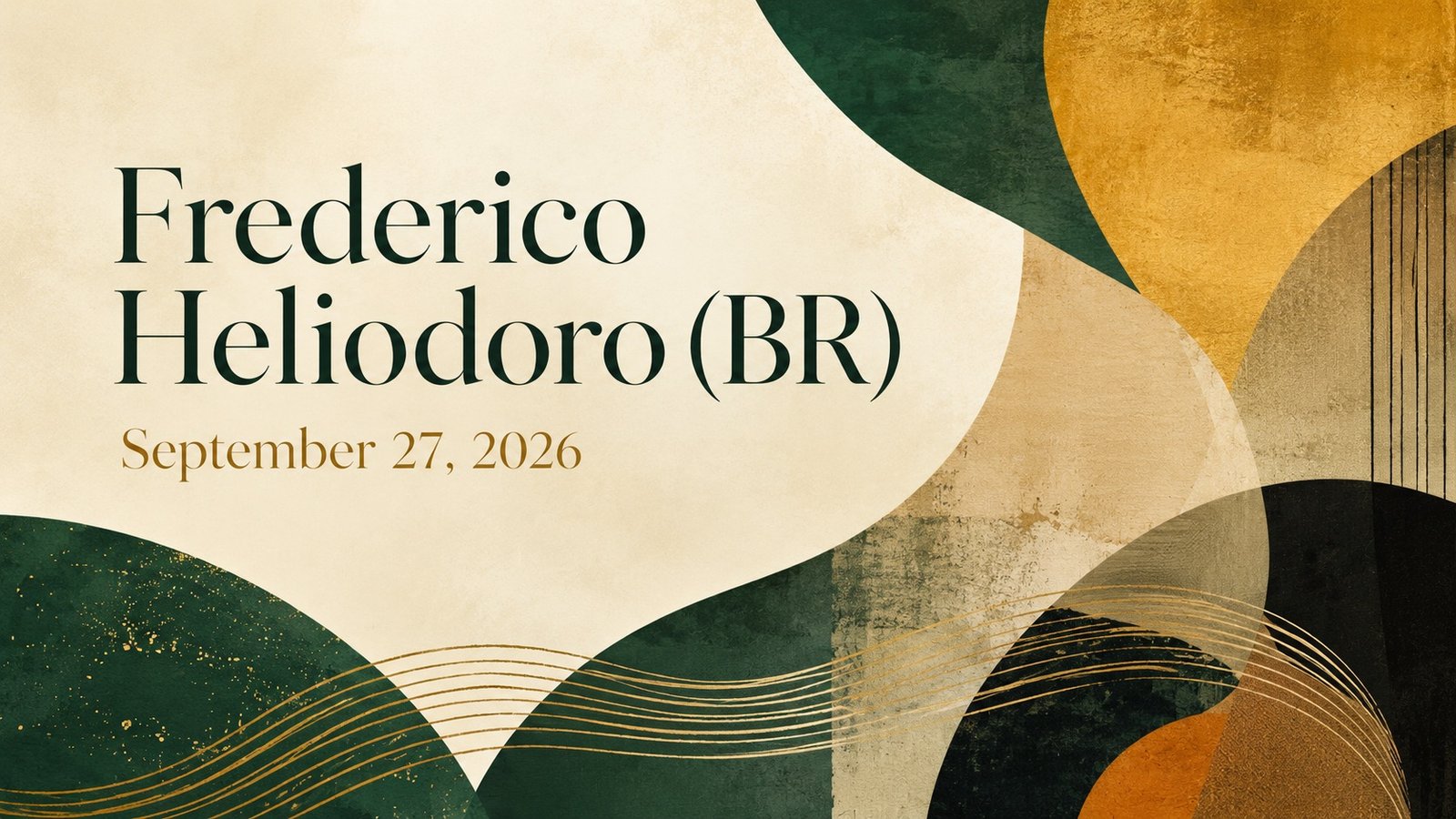 Frederico Heliodoro live at M/Darbnīca in Riga.