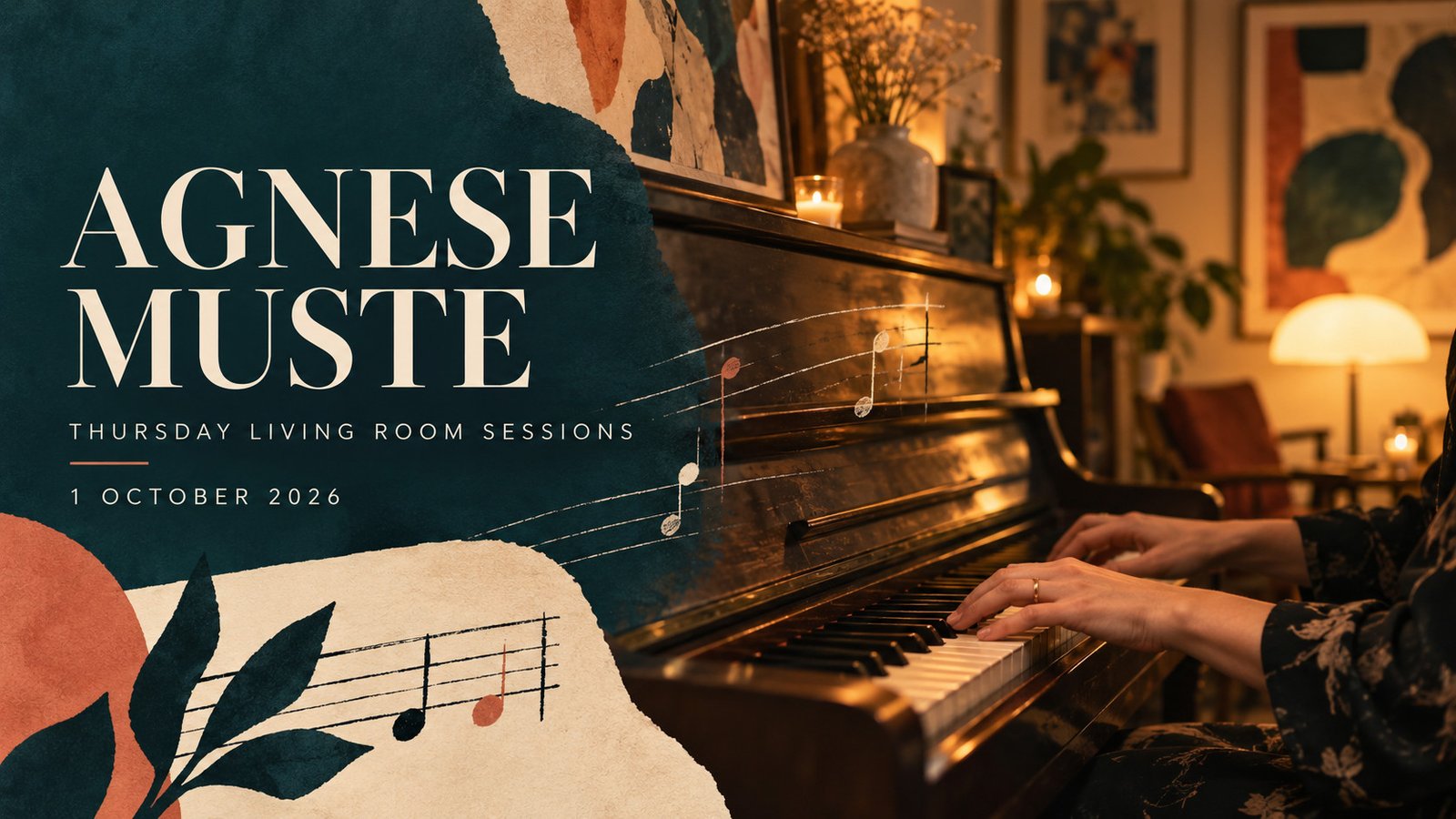 Agnese Muste at Thursday Living Room Sessions in Riga on 1 October 2026
