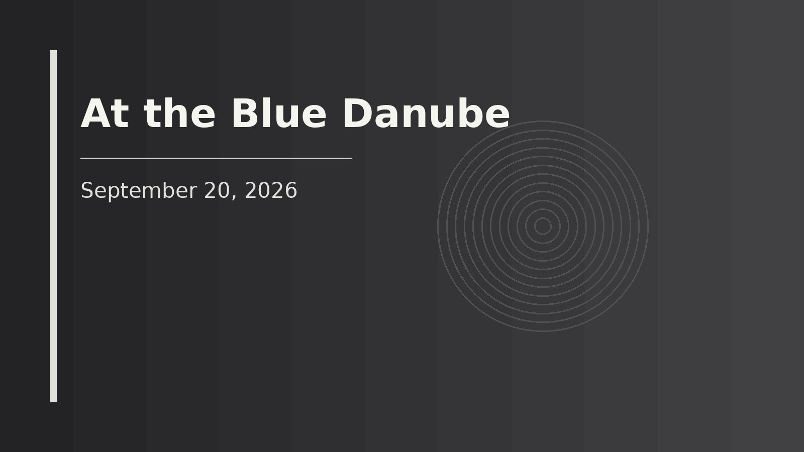 At the Blue Danube ballet at the Latvian National Opera in Riga on September 20, 2026