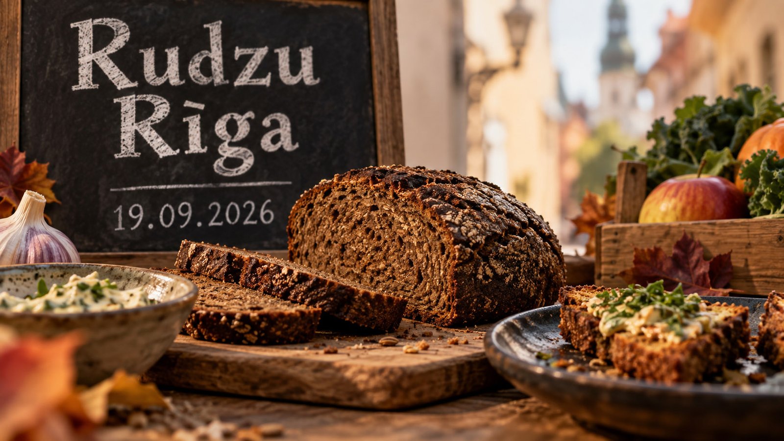 Rudzu Rīga rye bread and Latvian food culture pop-up in Old Riga on September 19, 2026