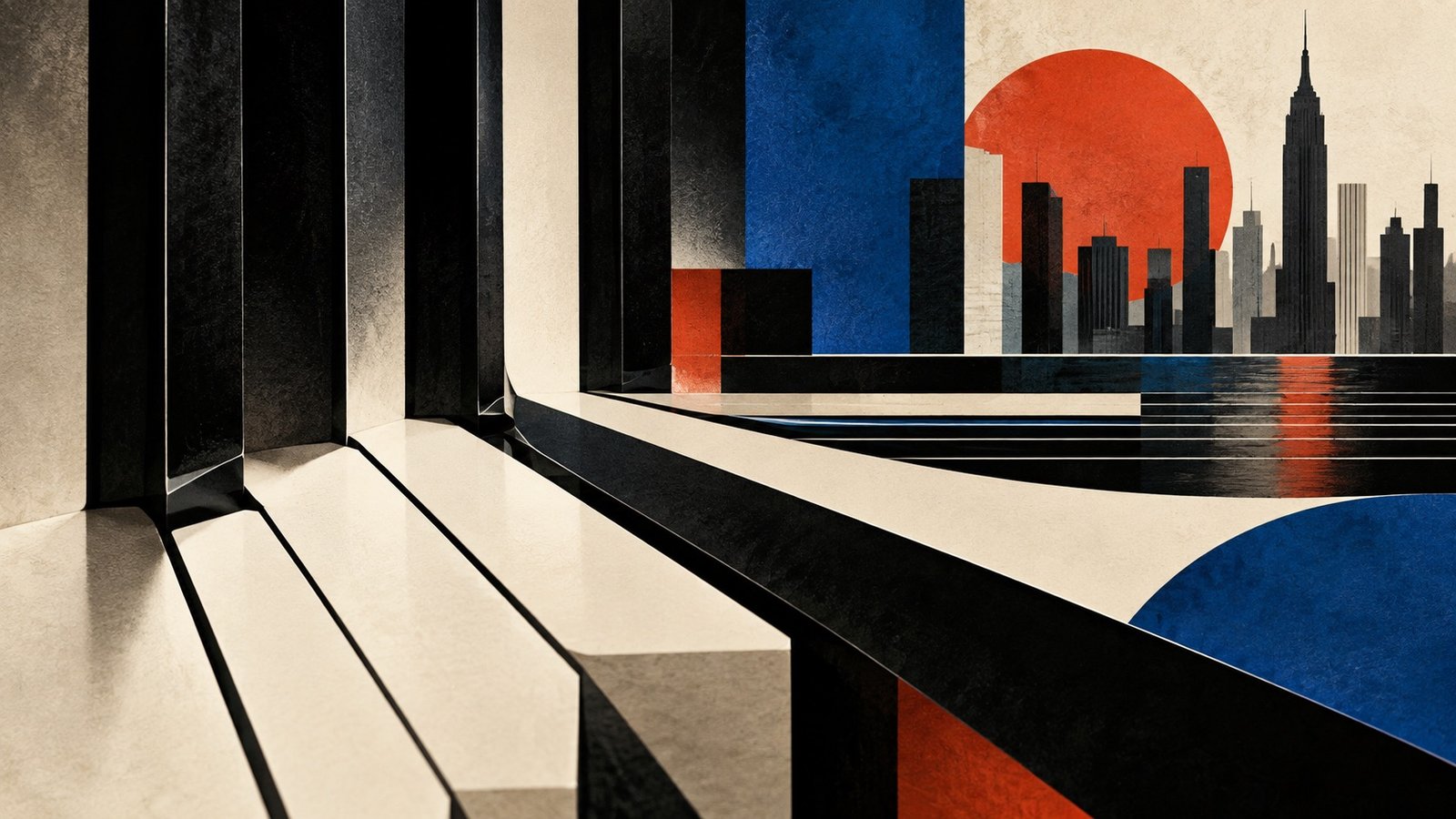Abstract piano-key composition for Vicky Chow's Riga concert