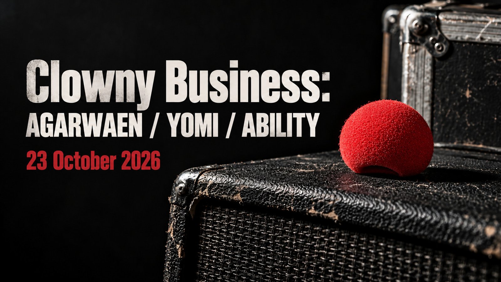 AGARWAEN Clowny Business album-release concert with YOMI and ABILITY at DEPO in Riga