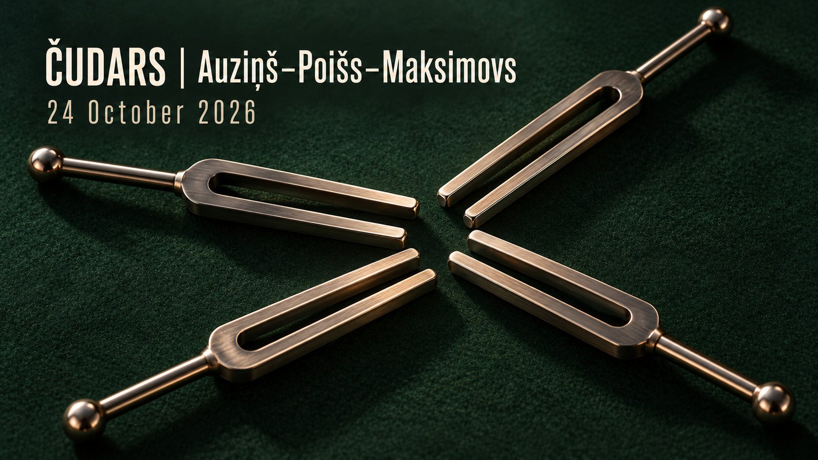 Čudars, Auziņš, Poišs and Maksimovs contemporary jazz concert at M/Darbnīca in Riga