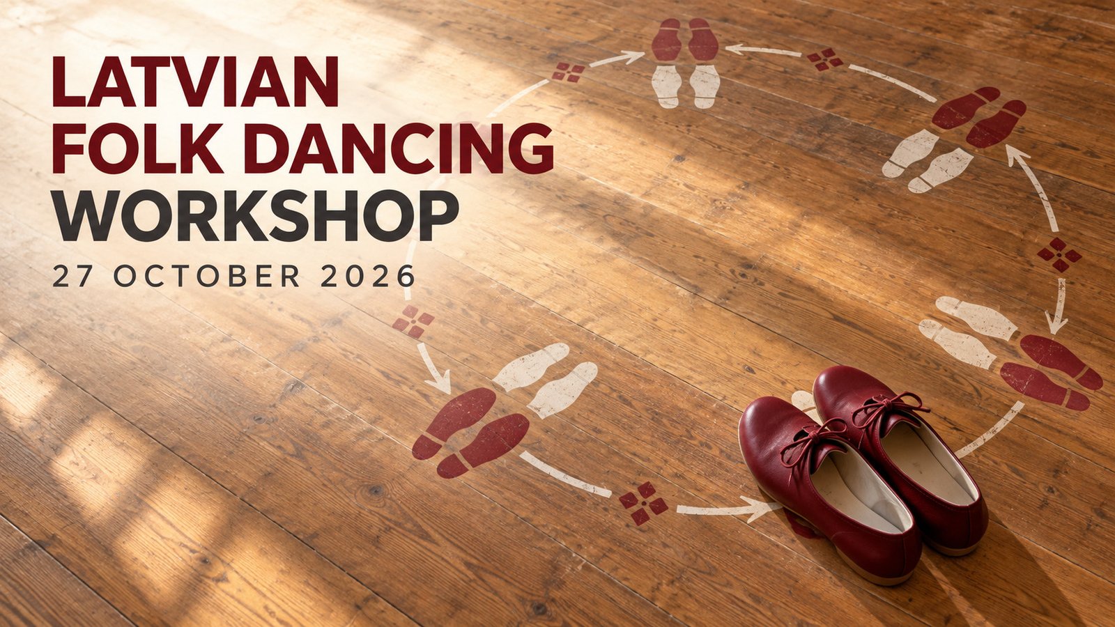 Latvian folk dancing workshop in Riga on 27 October 2026