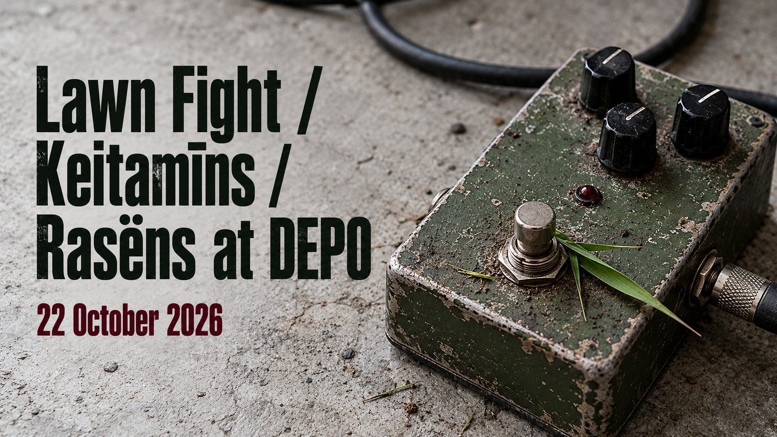 Lawn Fight, Keitamīns and Rasëns concert at DEPO in Riga