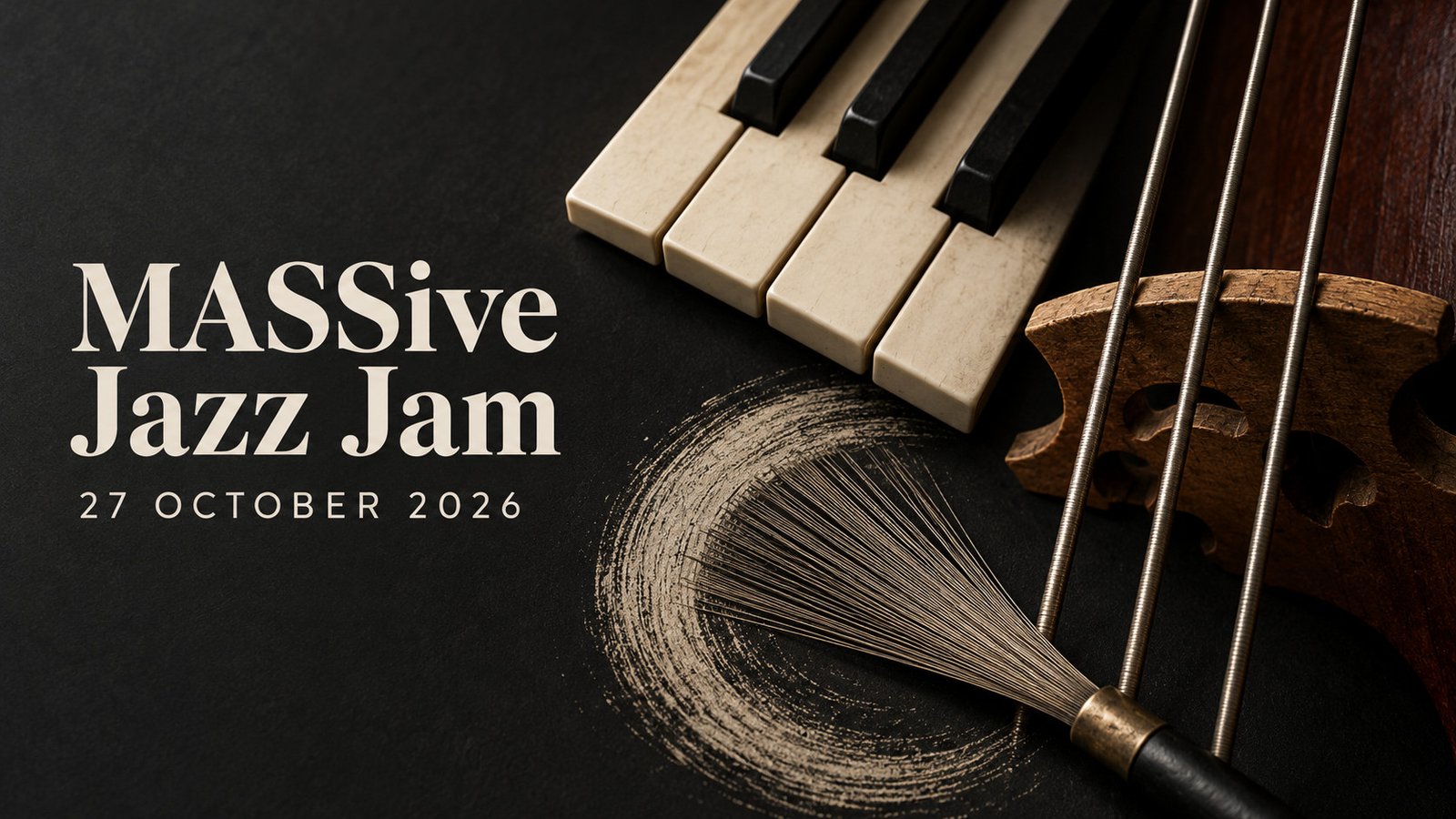 MASSive Jazz Jam at MASA in Riga on October 27, 2026.