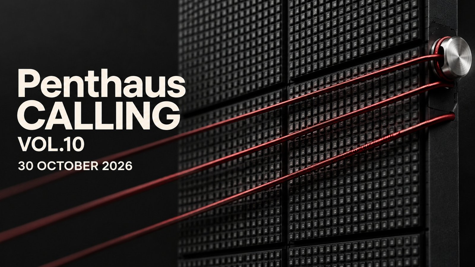 Penthaus CALLING VOL.10 electronic music event at LED Unit in Riga.