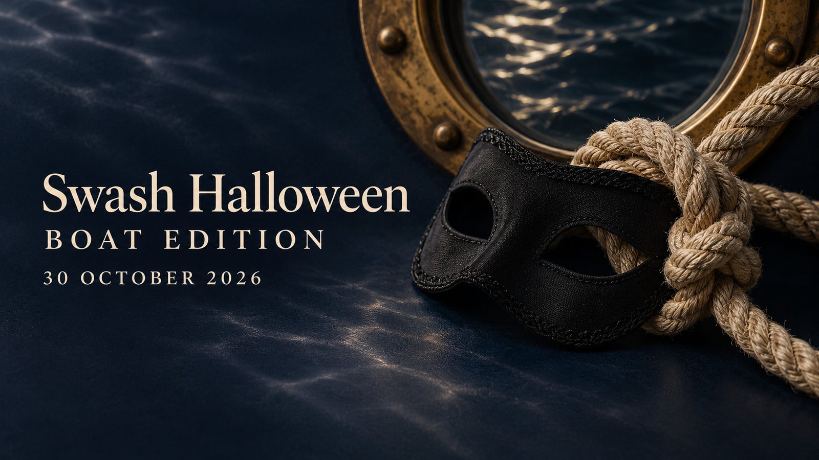 Swash Halloween Boat Edition house music event aboard River Ship Vecrīga in Riga.
